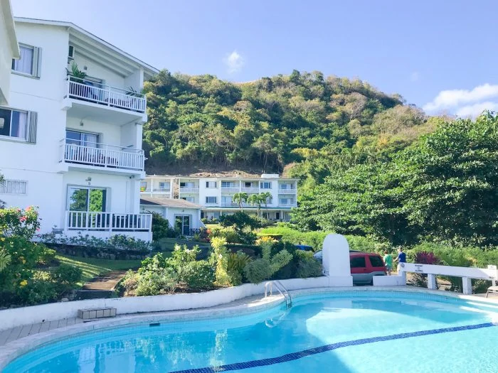 Swimming pool at Siesta Hotel in Grenada 