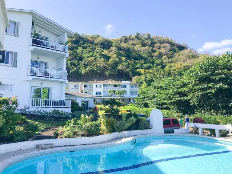 Swimming pool at Siesta Hotel in Grenada