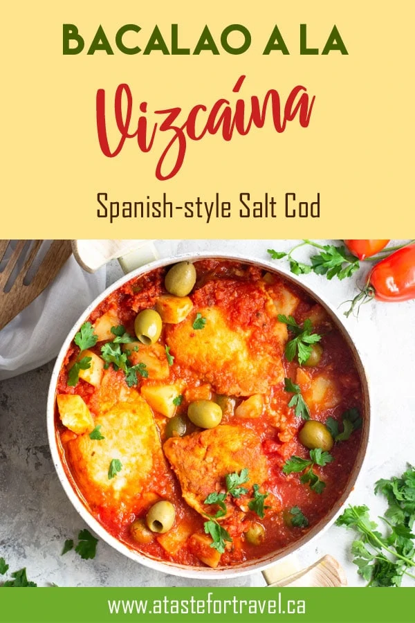 Bacalao a la Vizcaina is a popular Spanish-style dish for Christmas Eve 