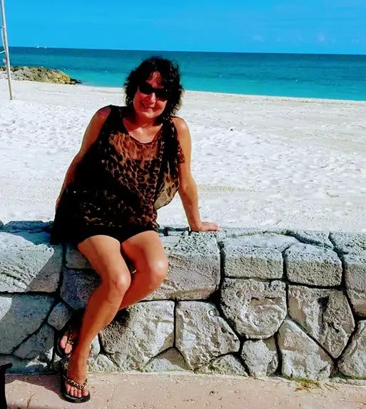 Sue Campbell in the Caribbean