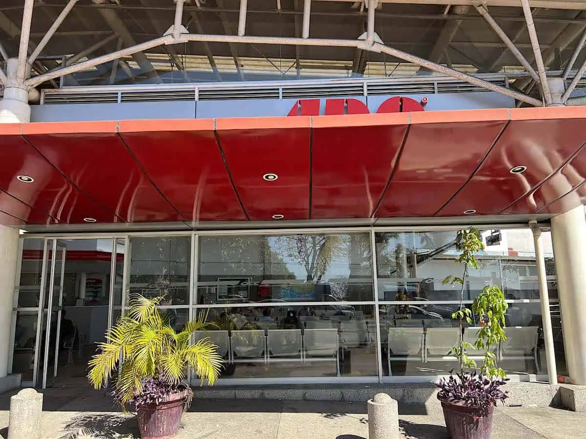 The OCC and ADO bus station in Puerto Escondido.