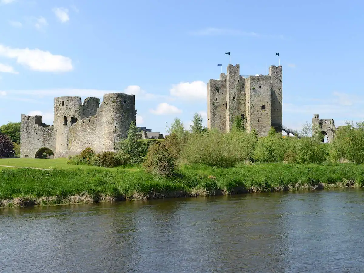 Exterior of Trim Castle in Ireland.