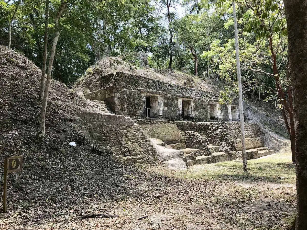 A temple-pyramid in Yaxha, a must-visit place in Guatemala.